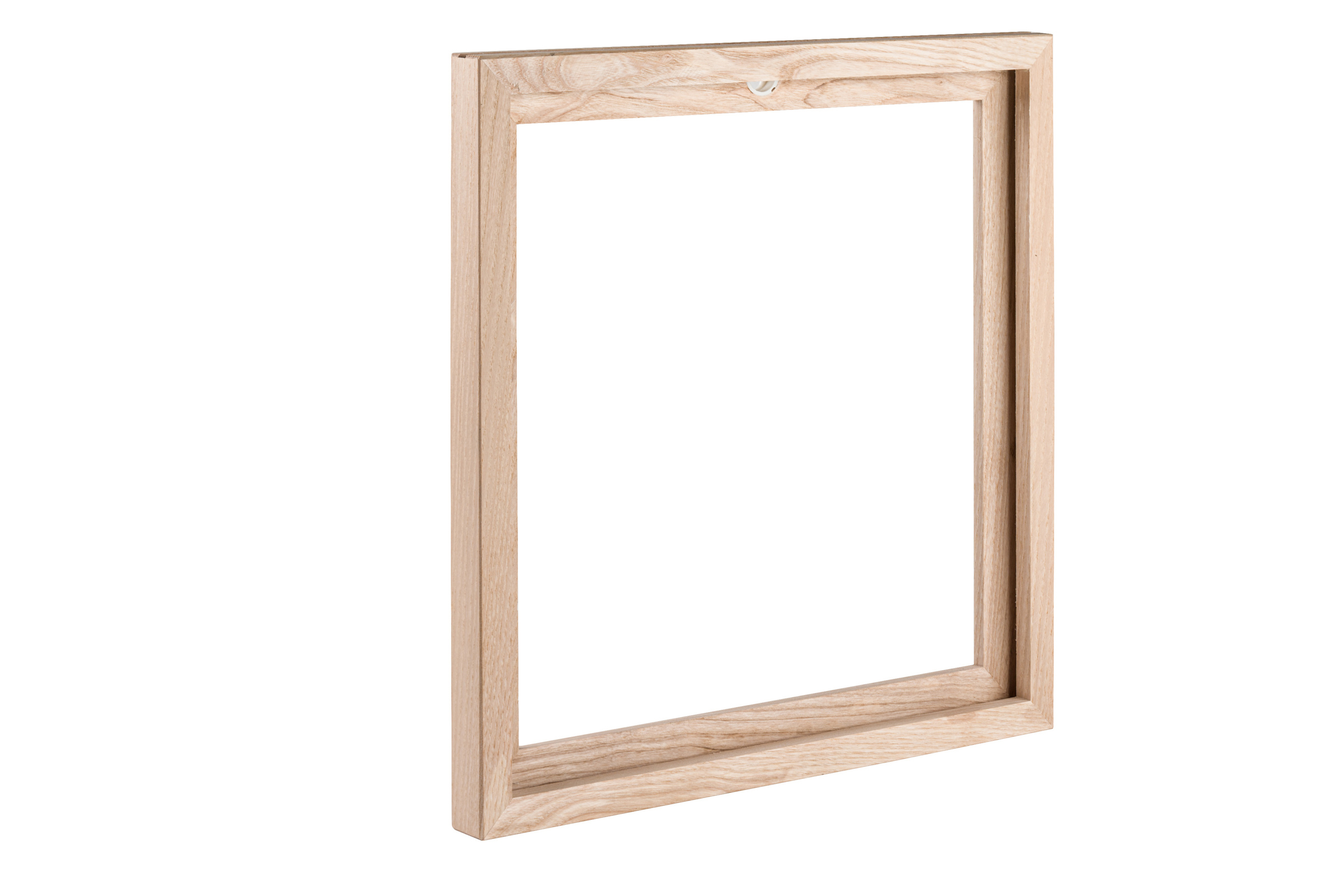 Cadre carré en bois clair ou noir pour vinyle et décoration sans verre -  MANUFACTURE JACQUEMIN