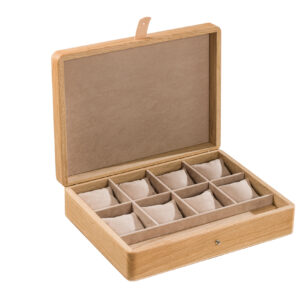 Coffret à montres en chêne - Modèle XL - 8 montres