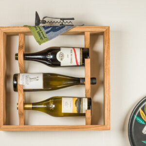 Range bouteille en chêne