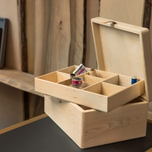 Coffret couture frêne massif