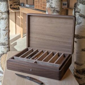 Coffret 20 couteaux en noyer - XL