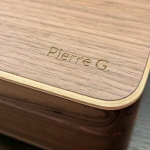 Coffret montres personnalisable en bois