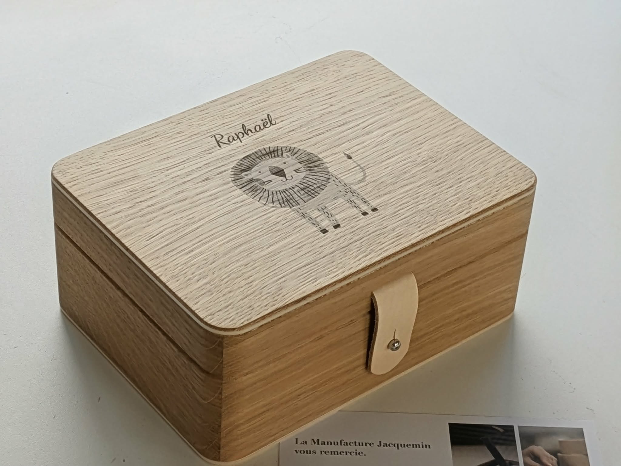 Coffret de naissance en bois personnalisable – Image 4