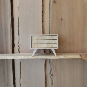 Commode à bijoux en érable